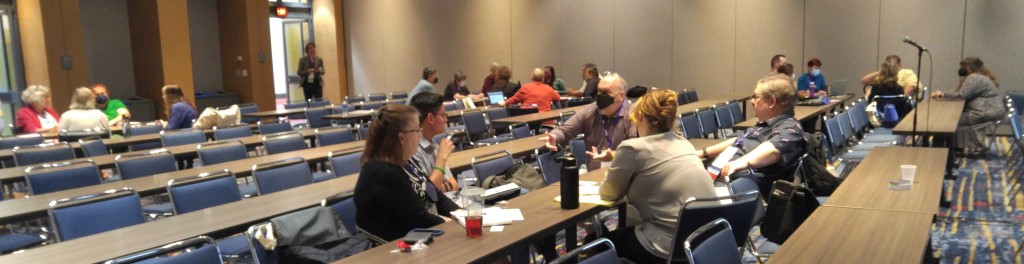 Four breakout discussion groups at the program at SLA 2022